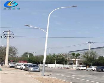 陜西西安市政10米雙臂市電路燈項目